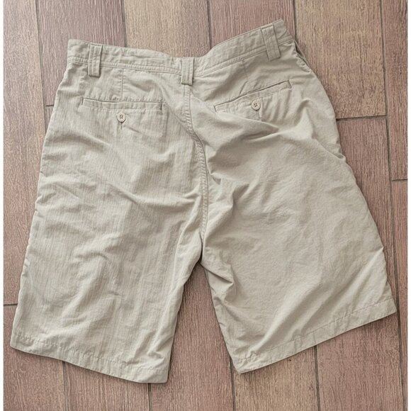 REI Shorts 34 UPF 50+ Outdoor Hiking Camping Nylon Fishing Pockets Flat Front - Picture 3 of 9